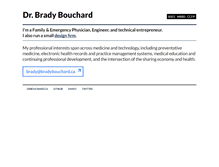 Tablet Screenshot of bradybouchard.ca